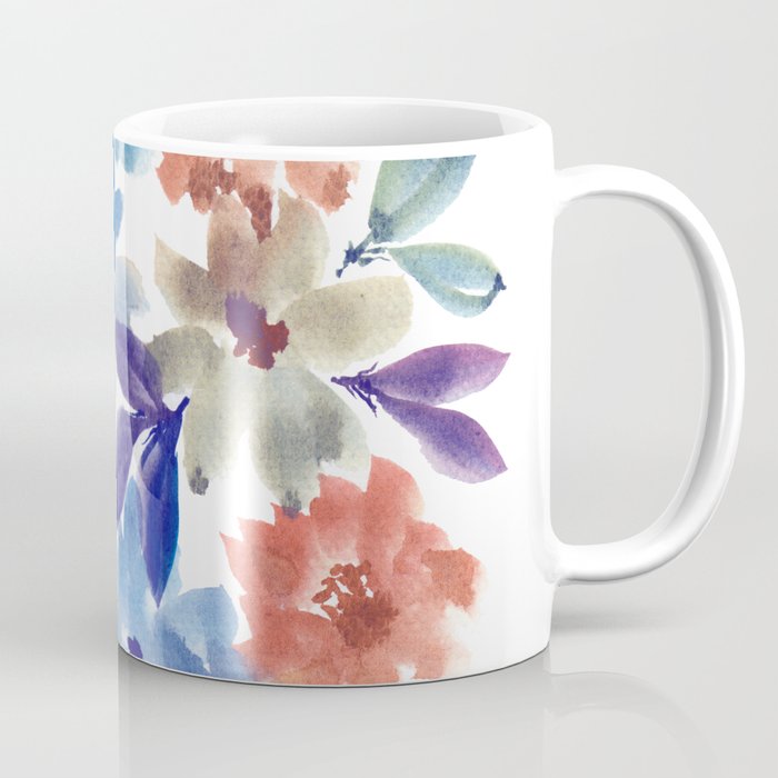 hand painted flowers_3c Coffee Mug