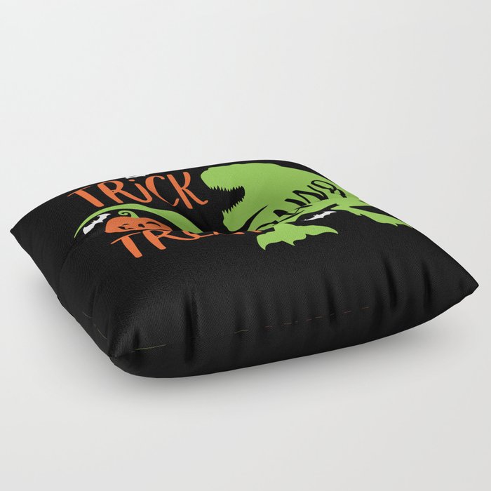 Trick Rawr Treat Halloween T-Rex Funny Dinosaur Floor Pillow