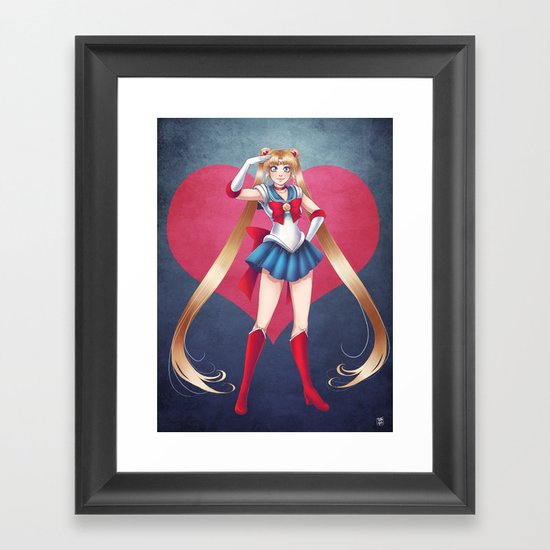 Pretty Soldier Sailor Moon 2013 Framed Art Print