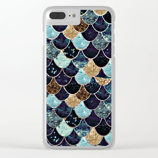 REALLY MERMAID - MYSTIC BLUE Clear iPhone Case