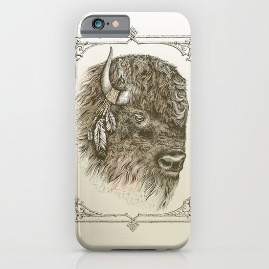 Portrait of a Buffalo iPhone & iPod Case