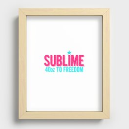 SUBLIME Recessed Framed Print