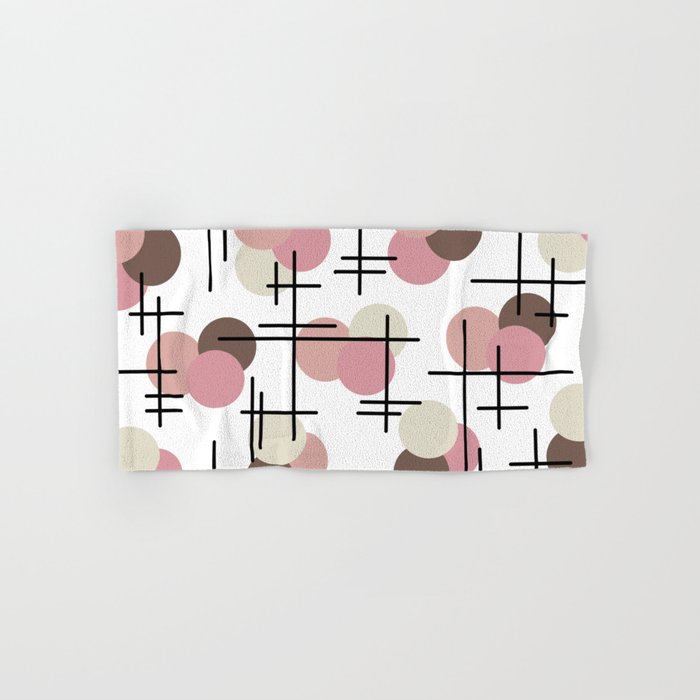 pink and brown towels