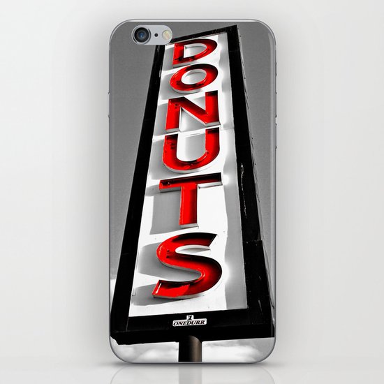 Donuts above all iPhone & iPod Skin