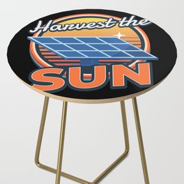 Harvest The Sun Solar Photovoltaic Sun Side Table