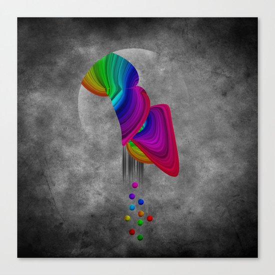 Over the rainbow Canvas Print