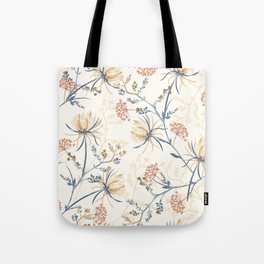 Minimalist Cozy Soft Floral Garden  Tote Bag
