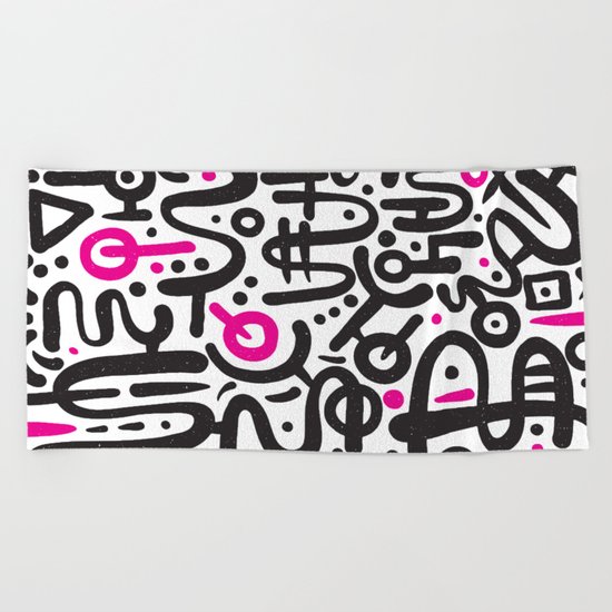 ABSTRACT 0015 Beach Towel