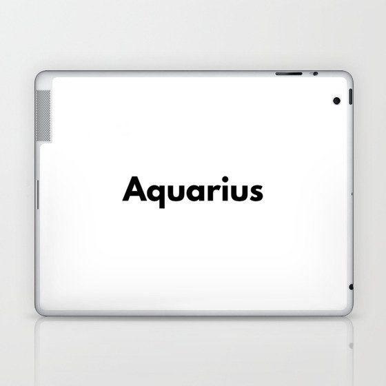 Aquarius, Aquarius Sign Laptop & iPad Skin