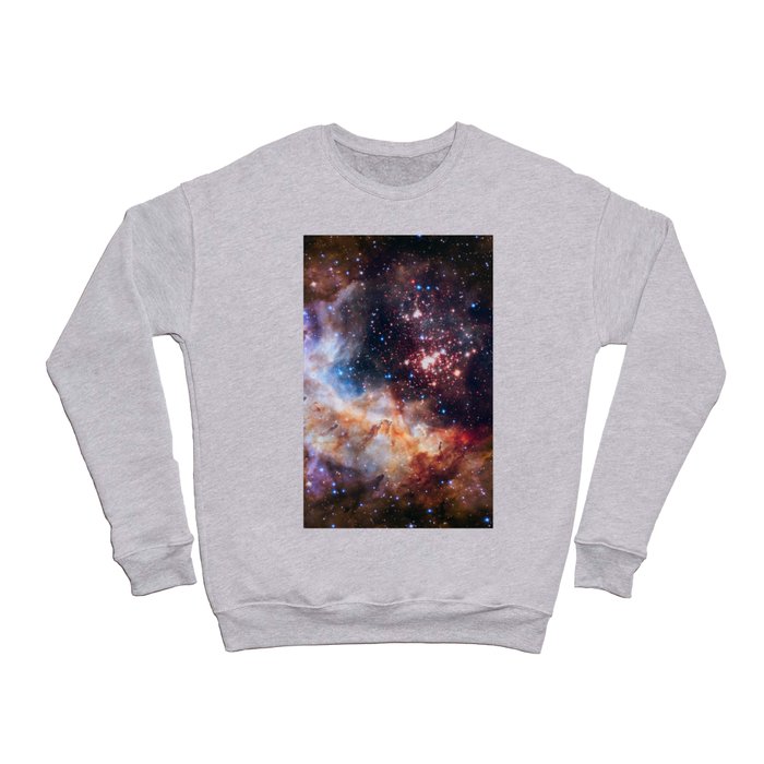 NASA Unveils Celestial Fireworks as Official Hubble 25th Anniversary Image Crewneck Sweatshirt