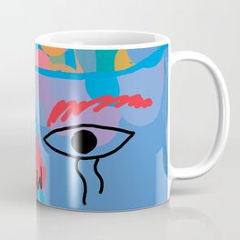 Mistakes grow your brain - Minimal Abstract Shapes Contemporary Organic Lettering Style Coffee Mug