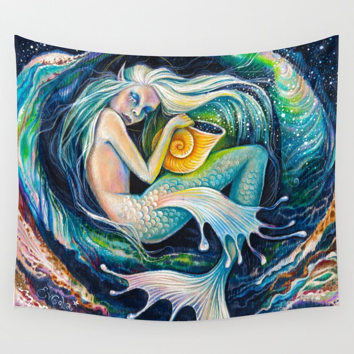 Little mermaid tapestry sales