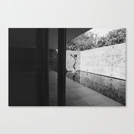 barcelona pavilion - mies van der rohe  Canvas Print