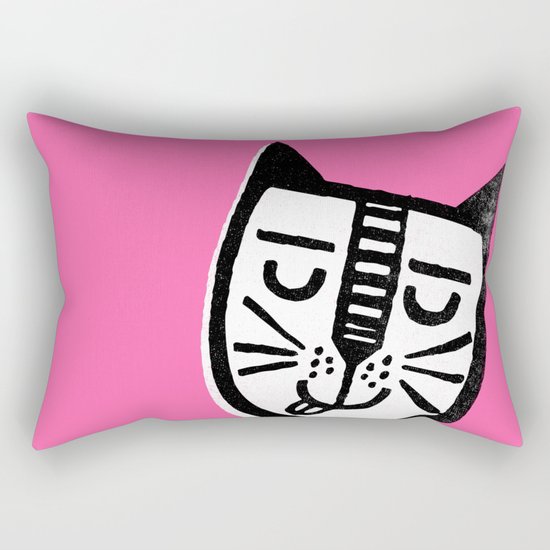 HAPPY CAT Rectangular Pillow