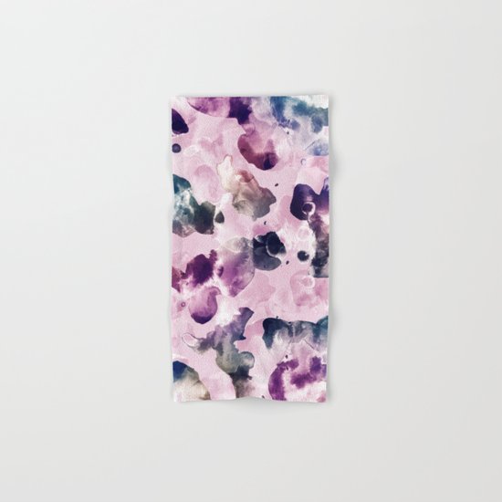 Ink Blooms Hand & Bath Towel