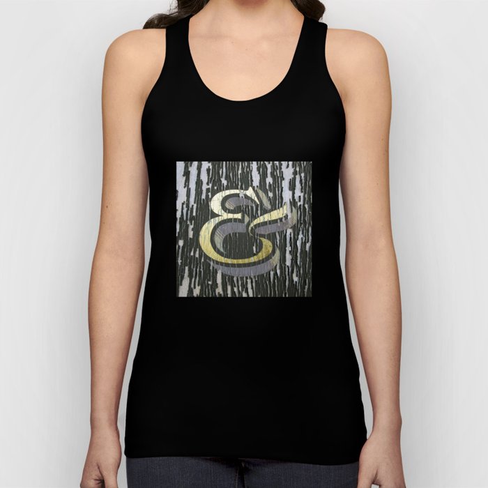 Distressed Ampersand Tank Top