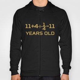 16 Years Old Algebra Equation Funny 16th Birthday Math Hoody