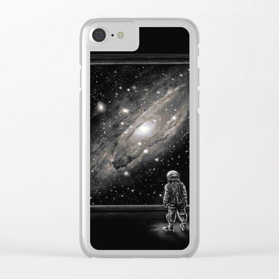 Looking Through a Masterpiece Clear iPhone Case