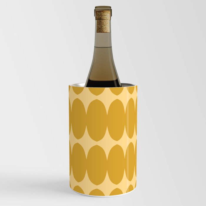 Sparkles Pattern - Yellow Mustard Wine Chiller