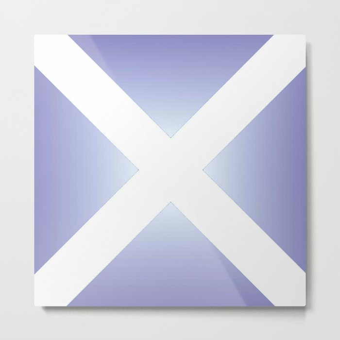 flag of scotland - with color gradient Metal Print
