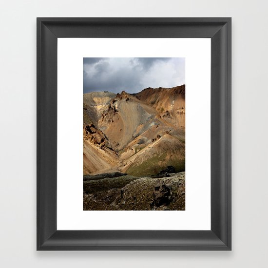 Mountains of Iceland Framed Art Print