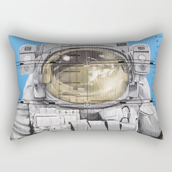 Cosmonaut Astronaut 4 Rectangular Pillow