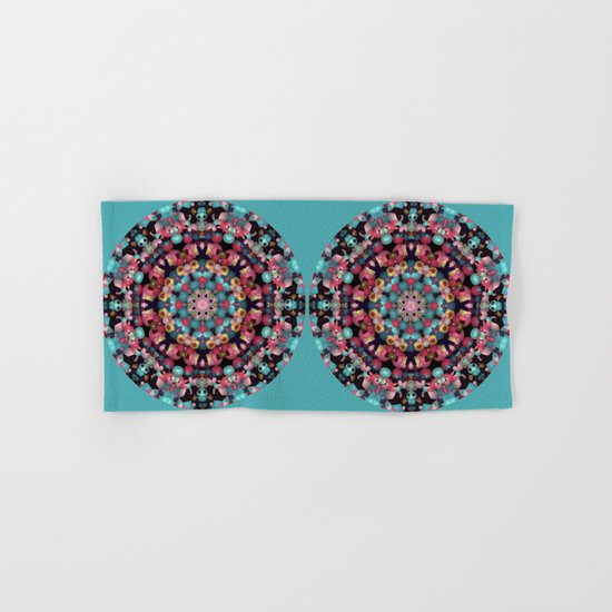 Spheres and Bubbles Mandala Hand & Bath Towel