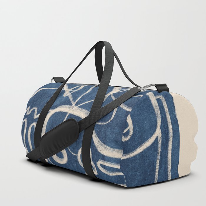 Abstract line art 200 Duffle Bag