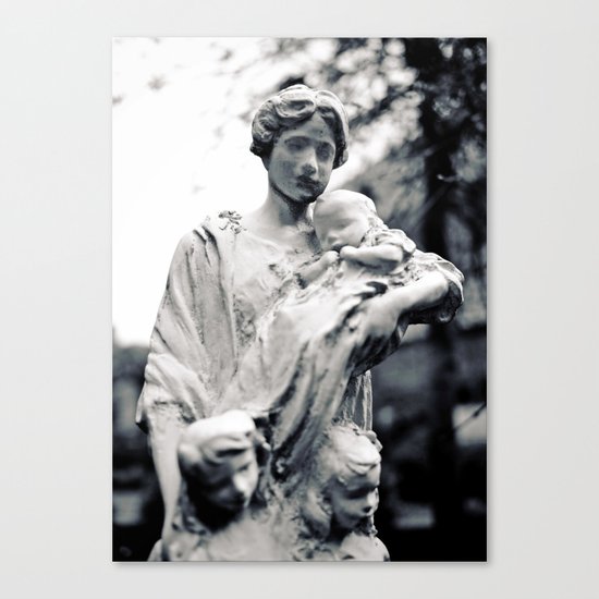 Mother and children Canvas Print