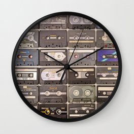 Cassette Tape Wall Retro Classic Tapes Decor Wall Clock