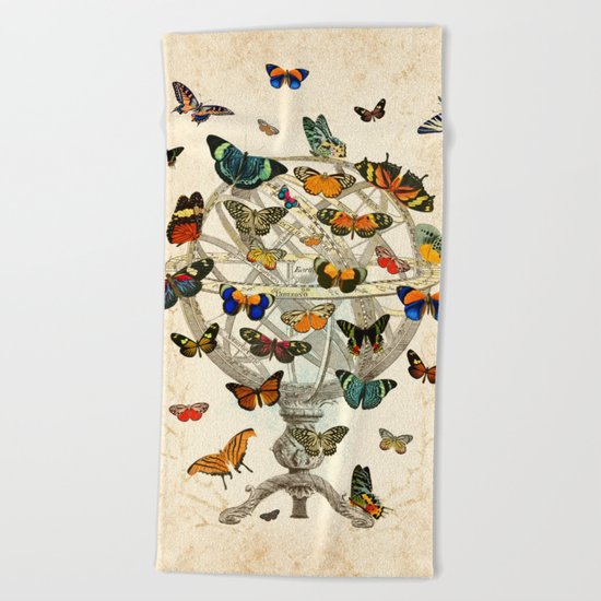 Butterfly House Beach Towel