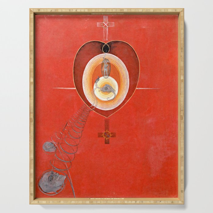 Hilma af Klint "The Dove, No. 08, Group IX-UW, No. 32" Serving Tray