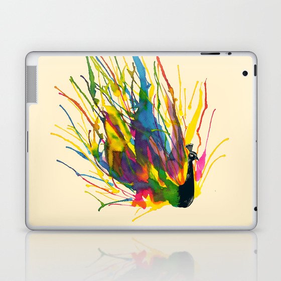 Colorful Peacock Laptop & iPad Skin