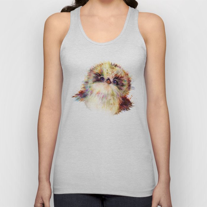 Baby Owl ~ Owlet Painting Tank Top