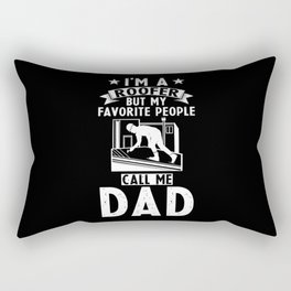 Roofer Dad Rectangular Pillow