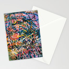 Graffiti Pop Art Writings Music by Emmanuel Signorino Stationery Cards