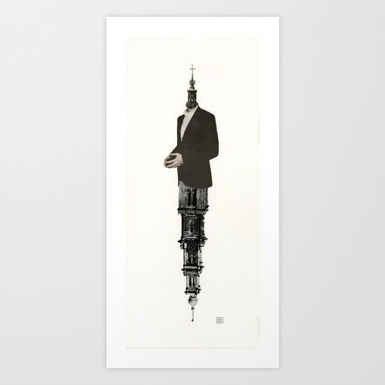 Deconstruction III (Sentinel) Art Print