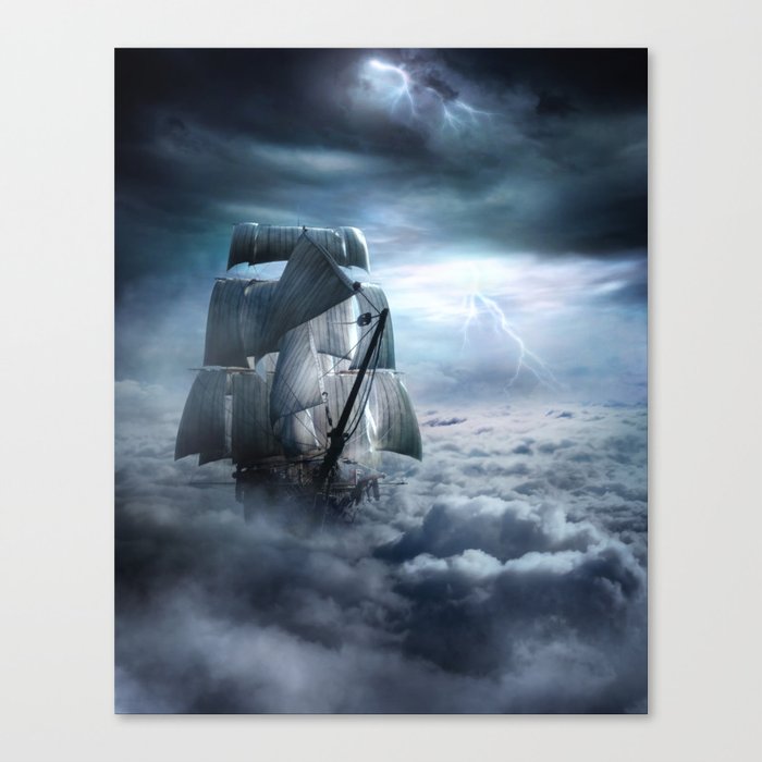 A Sea of Clouds Canvas Print