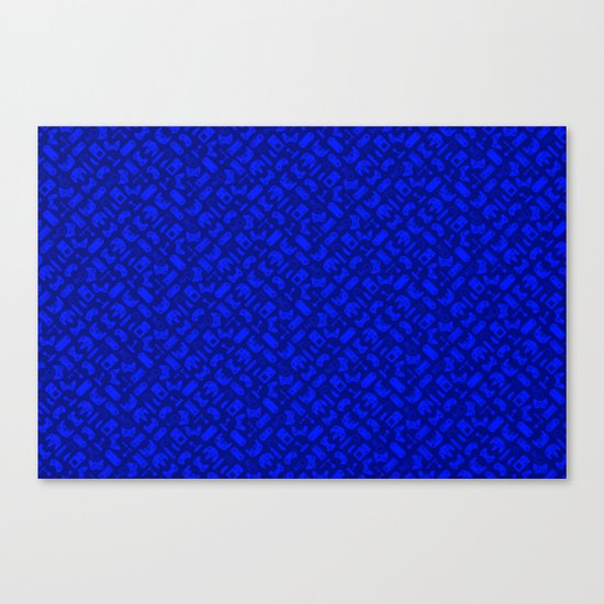 Control Your Game - Tradewinds Blue Canvas Print