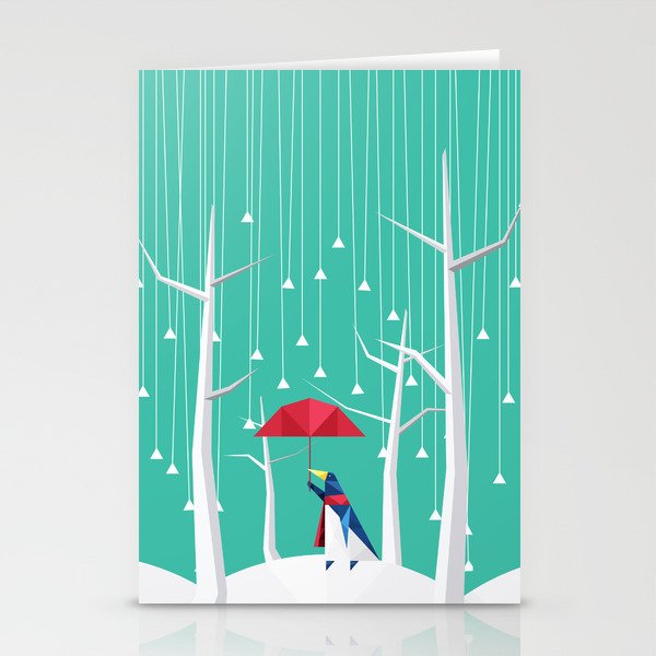 How Penguin Keep Their Body Temperature Stationery Cards