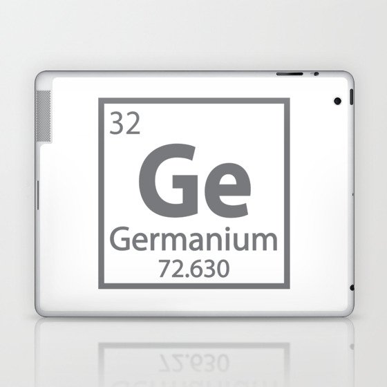 Germanium - Germany Science Periodic Table Laptop & iPad Skin