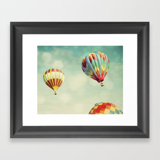 Perfect Dream - Hot Air Balloons Framed Art Print