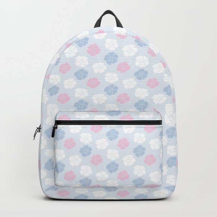 Hana Poppies II - Violet and Pink Backpack