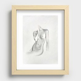 Nude Recessed Framed Print