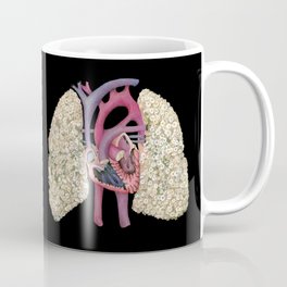 Fetal Heart with Baby's Breath Lungs Coffee Mug