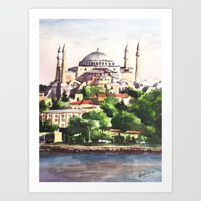 Istanbul Turkey Hagia Sophia Art Print