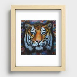 Tiger of Hosier Lane Recessed Framed Print