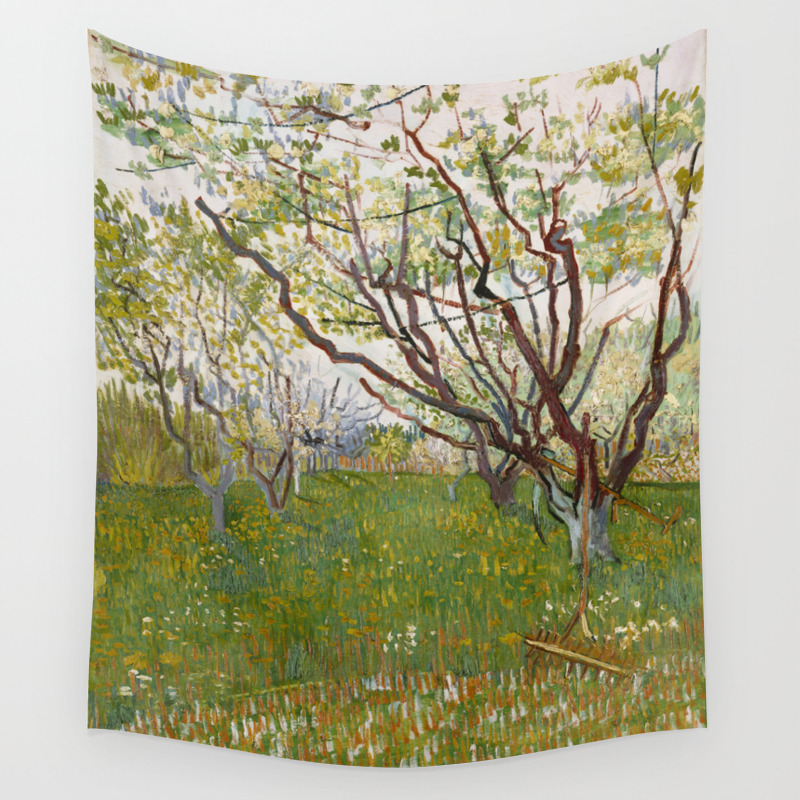 Vincent Van Gogh The Flowering Orchard Cherry Tree 1888 Wall