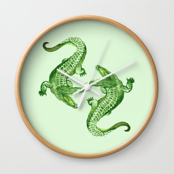 Crocodile Tears  Wall Clock