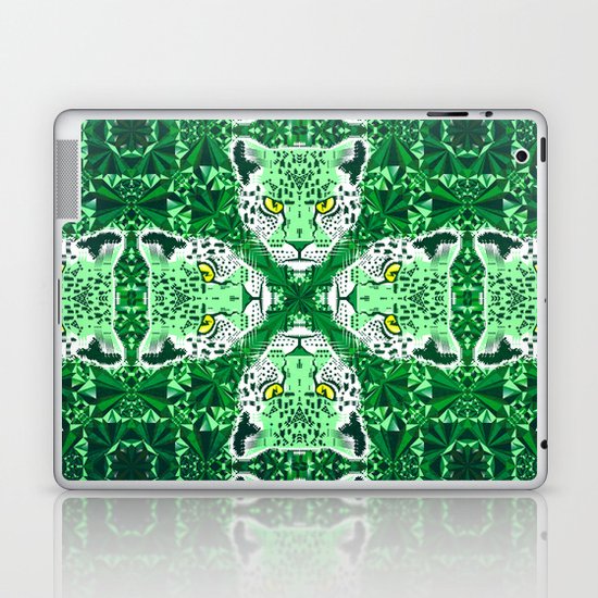 Emerald Leopard Laptop & iPad Skin